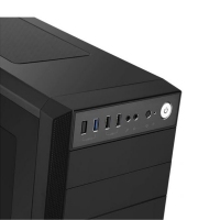 云南电脑批发推荐 游戏风暴 温斯顿(黑)游戏机箱 USB3.0电脑主机机箱 ATX机箱 背线