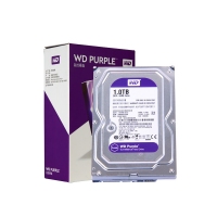 云南电脑批发 西部数据(WD)紫盘 1TB SATA6Gb/s 64M 监控硬盘(WD10PURX)