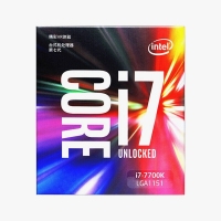 昆明卓兴电脑商城 Intel/英特尔 I7-7700K  酷睿四核CPU处理器4.2G  中文原包