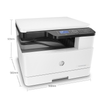 惠普（HP）LaserJet MFP M436n黑白激光A3数码复合机