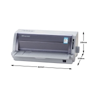    得实（Dascom）DS-700II 高速110列 宽行平推快递单发票针式打印机