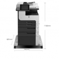 惠普（HP）打印机 m725/m775系列 a3a4激光打印机复印扫描一体机 数码复合机双面打印 m725df（黑白激光带传真）