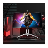 AOC AGON 爱攻II AG272QCX 27英寸 2K高清 144hz ΔE3 1800R 吃鸡 全接口游戏电竞升降曲面显示器 绝地求生