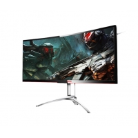 AOC AGON 爱攻 AG352QCX 35英寸 21:9带鱼屏 2K高清 200Hz高刷新 1800R曲度 ΔE3 游戏电竞曲面电脑显示器