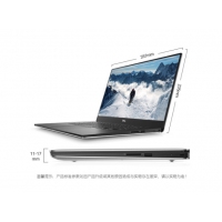 戴尔（Dell） XPS15 15.6英寸轻薄窄边框设计师笔记本电脑(i7-8750H 8G 128GSSD 1T GTX1050Ti MaxQ 4G独显)银