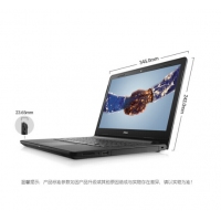 戴尔（DELL） 灵越飞匣14E 3476 14.0英寸八代四核轻薄手提学生影音游戏笔记本电脑 i7-8550u 黑色 2G独显 （I7-8550U 8GB 1TB R520 2G WIN10）