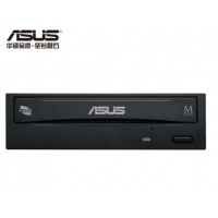 华硕(ASUS) 24倍速 SATA DVD刻录机 黑色(DRW-24D5MT)（内置）