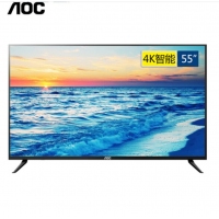 AOC 55英寸 4K超高清wifi智能网络液晶平板电视机 智能电视 55英寸4k智能款+挂架