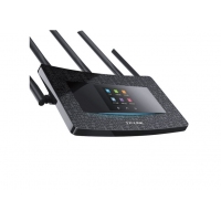 TP-LINK 双频千兆无线路由器 板阵天线智能穿墙 高速光纤家用别墅办公大功率覆盖 TL-WDR6510 触屏/1300M 网口千兆大户型路由器