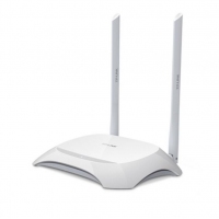 TP-LINK TL-WR840N 300Mbps无线路由器 家用无线智能wifi普联路由器穿墙高速 白色