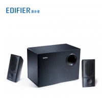 Edifier/漫步者 R201V 多媒体2.1声道有源电脑音箱 低音炮音响 黑色