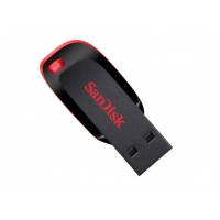 闪迪CZ50酷刃 8GB USB2.0 U盘  黑红色