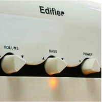 Edifier/漫步者 E2100 2.1多媒体电脑有源音箱重低音炮 白色 木质