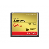 闪迪（SanDisk）32G CF卡64G 128G佳能尼康单反相机内存卡高速800X 摄像存储卡 64G 120M/s至尊极速 UDMA7全高清