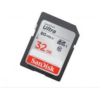 闪迪（SanDisk） SD内存卡16G/32G/64G 高速单反相机卡 摄影机存储卡 4K高清拍摄 【SDUNC】80M/s 32G