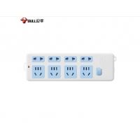 公牛（BULL）新国标插座转换器插排插线板接线板 8位总控无线插座GN-403（需自行配电源线和插头）