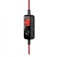 漫步者（EDIFIER） 漫步者G20 7.1环绕音内置声卡头戴式有线游戏耳机线控吃鸡电竞耳麦 黑红色