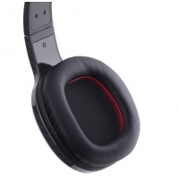 漫步者（EDIFIER） 漫步者G20 7.1环绕音内置声卡头戴式有线游戏耳机线控吃鸡电竞耳麦 黑红色
