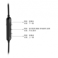 漫步者（EDIFIER） 漫步者入耳式耳机蓝牙运动防水氧气瓶线控耳麦W293BT