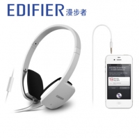 漫步者（Edifier） H640P头戴式手机通讯耳麦单孔线控耳机 