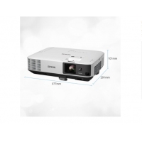 爱普生（EPSON） 投影仪 高清高亮度 商务会议 无线投影机 CB-2055（5000流明 标清） 标配+180英寸电动幕