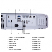 松下（Panasonic） 投影仪 高清高亮工程 大型会场投影机 PT-FW530C 4500流明 