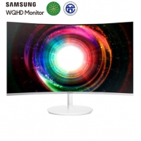 三星（SAMSUNG）27英寸2K/QHD高分 1800R曲率量子点技术 HDMI/DP全高清接口 电脑显示器（C27H711QEC）