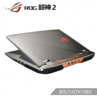 ROG 超神2 17.3英寸 144Hz 3ms防炫光雾面屏游戏笔记本电脑 超神2 8代i7/GTX1070 144Hz 3ms 72% 16G 2*256G