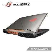 ROG 超神2 17.3英寸 144Hz 3ms防炫光雾面屏游戏笔记本电脑 超神2 8代i7/GTX1070 144Hz 3ms 72% 16G 2*256G