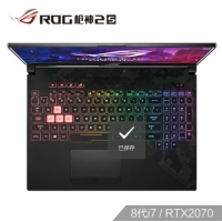 ROG 枪神2s 15.6英寸 144Hz 3ms防炫光雾面屏游戏笔记本电脑 枪神2s 8代i7/RTX2070 144Hz 3ms 72% 16G 256G+1T