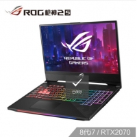 ROG 枪神2s 15.6英寸 144Hz 3ms防炫光雾面屏游戏笔记本电脑 枪神2s 8代i7/RTX2070 144Hz 3ms 72% 16G 256G+1T