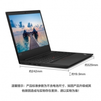联想ThinkPad E490 14英寸四核i5高清独显轻薄窄边框商务笔记本电脑 （E490-2XCD I5-8265U/8G/1T+128G/2G 独显 /w10/黑  高分  14.1新品）