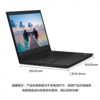 ThinkPad 联想 E490 14英寸商务手提轻薄游戏笔记本电脑（E490-3ACD I7-8565U/8G/1T+128G/2G 独显/w10/黑- 高分屏 14.1）