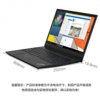 联想ThinkPad E590（34CD）15.6英寸轻薄窄边框笔记本电脑（i7-8565U 8G 128GSSD+1T 2G独显 FHD）黑色