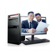 联想Lenovo 扬天M4200商用台式电脑(G4400 4G 500G DVD 集成) 