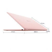 华为(HUAWEI) MateBook X 13英寸超轻薄微边框笔记本(i5-7200 8G 256G 拓展坞 2K屏 指纹 office 集显)玫瑰金
