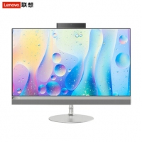 联想（Lenovo） AIO 520-22 新款致美一体机台式电脑四核八代家用办公窄边框 银（AIO 520-22 I3-8100 4G 1T 集显 银色 23.8）