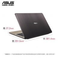 华硕（ASUS） 顽石X500UB8250轻薄15.6英寸商务办公本学生娱乐手提 黑金 i5-8250U(1.6)/4G/1TB/MX110-2G 独显