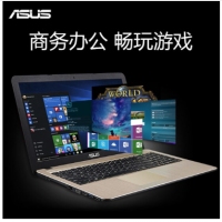 华硕（ASUS） 顽石X500UB8250轻薄15.6英寸商务办公本学生娱乐手提 黑金 i5-8250U(1.6)/4G/1TB/MX110-2G 独显