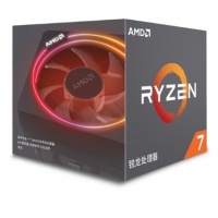 AMD 锐龙 R7-2700X 处理器 (r7) 8核16线程 AM4 接口 3.7GHz 盒装CPU 云南卓兴商城推荐