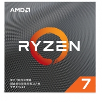 AMD锐龙7 3800X 处理器 (r7)7nm 8核16线程 3.9GHz 105W AM4接口 盒装CPU 云南电脑批发