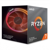 AMD锐龙7 3800X 处理器 (r7)7nm 8核16线程 3.9GHz 105W AM4接口 盒装CPU 云南电脑批发