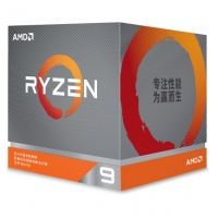 AMD锐龙9 3900X 处理器 (r9)7nm 12核24线程 3.8GHz 105W AM4接口 盒装CPU 云南电脑批发