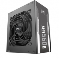 微星 额定550W MSI 550G电脑电源 80PLUS金牌/全模组台式机静音电源 云南电脑批发