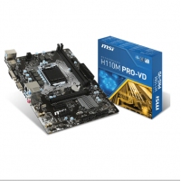 微星 H110M PRO-VD 主板 LGA 1151 支持4代内存 DDR4 云南微星总代