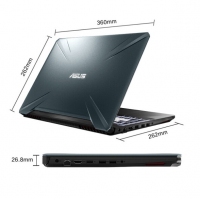 华硕（ASUS）飞行堡垒7 15.6英寸游戏笔记本电脑120Hz电竞屏9代酷睿RGB背光键盘IPS 金属电竞/新9代i7-9750H 8G/512G固态/GTX1650