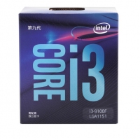 英特尔（Intel）i3 9100F 酷睿四核 盒装CPU处理器 云南电脑批发