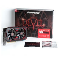 迪兰（Dataland）DEVIL RX 590 8G V2 恶魔 8GB/256-bit GDDR5 DX12 VR游戏显卡 云南电脑批发