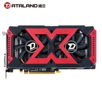 迪兰（Dataland）RX 580 2048SP 8G X-Serial 战将 1284-1310/8000MHz 8GB/256-bit GDDR5 DX12独立游戏显卡 云南电脑批发