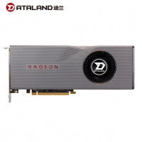 云南电脑批发 迪兰（Dataland）RX 5700XT 8G 1605-175514GHz 8GB256-bit GDDR6 DX12 VR游戏显卡